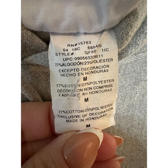 Champion Reverse Weave Logo Script Grey Hoodie - Picture 5 of 6